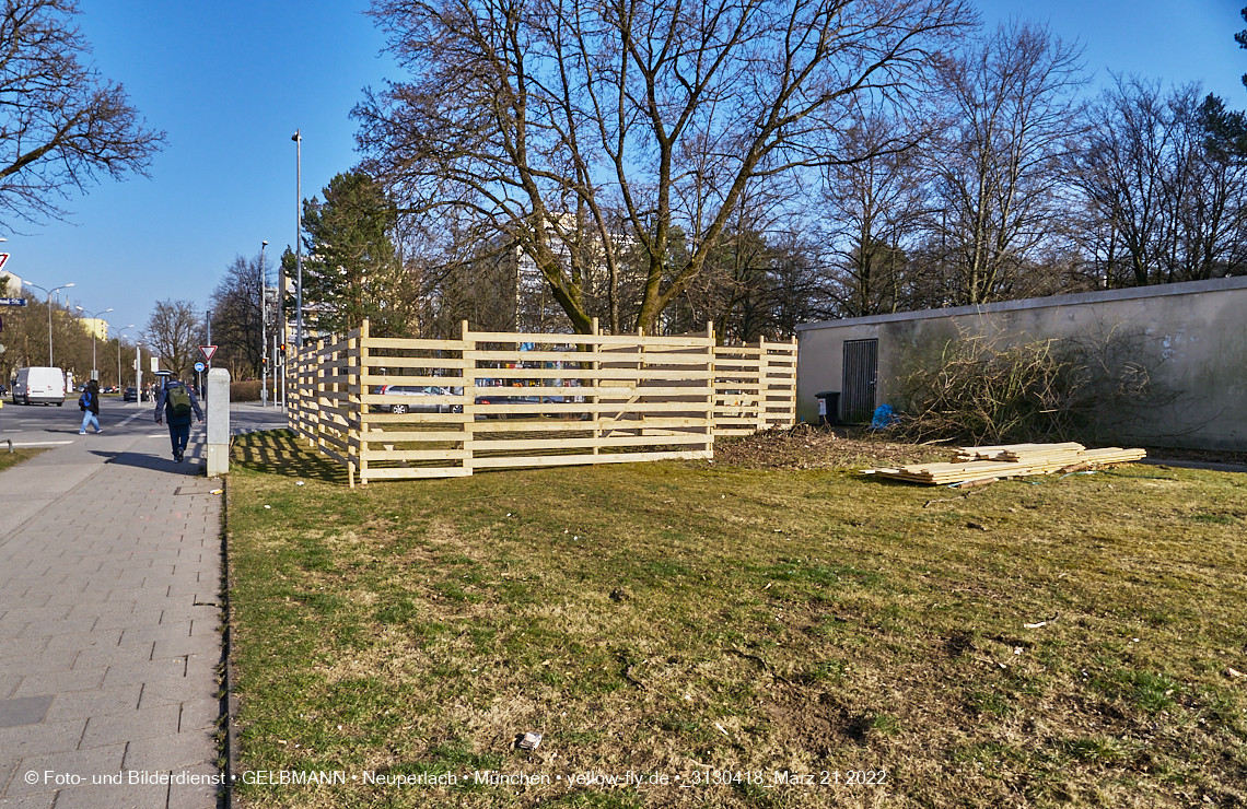 21.03.2022 - Baustelle am Haus für Kinder in Neuperlach